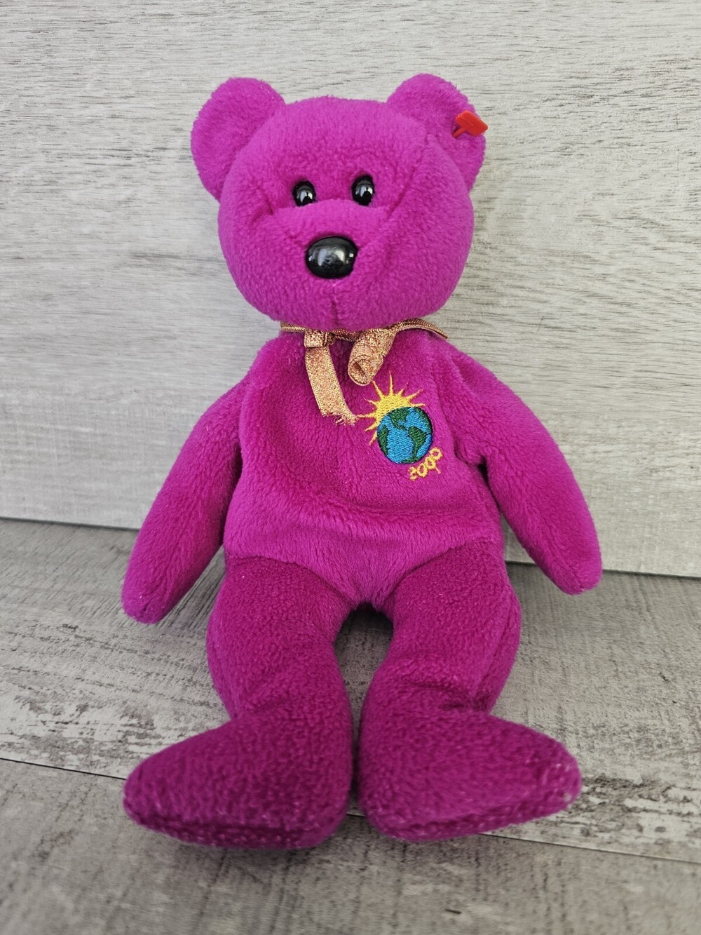 Ty Beanie Baby Millennium Millenium Bear 1999 Retired